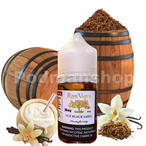 Ripe Vapes Vct Black Label Nic Salt E-Liquid | پاد من شاپ |