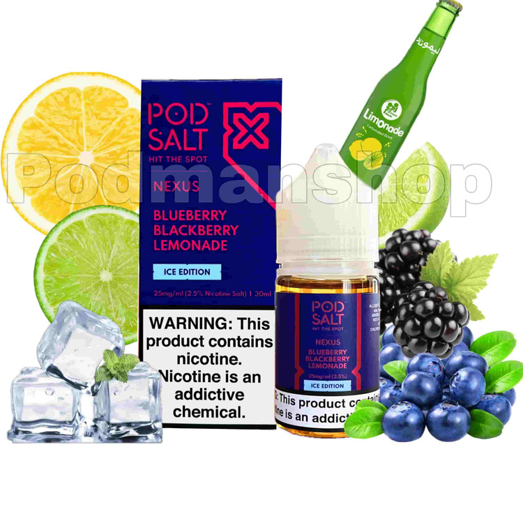 podsalt Blueberry Blackberry lemonad| پاد من شاپ |