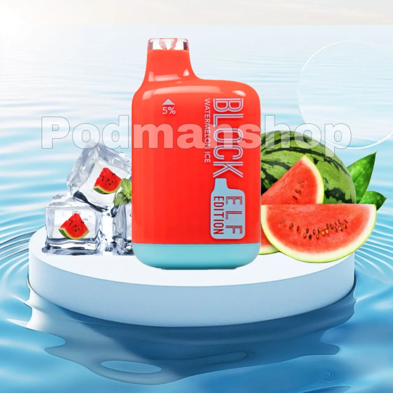 Block Bar Watermelon Ice disposble pod | پاد من شاپ |