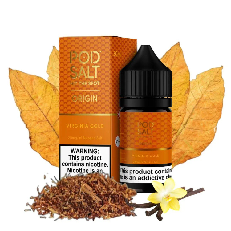 Pod Salt Virgina Gold Nic Salt E-Liquid | پاد من شاپ |