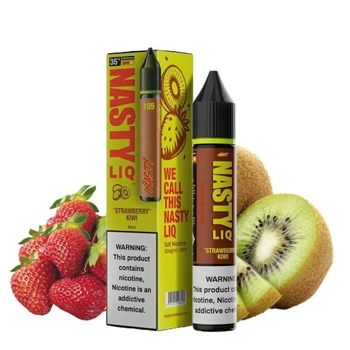 سالت نیکوتین Nasty Strawberry Kiwi | ترکیب کیوی و توت فرنگی |پادمن شاپ |