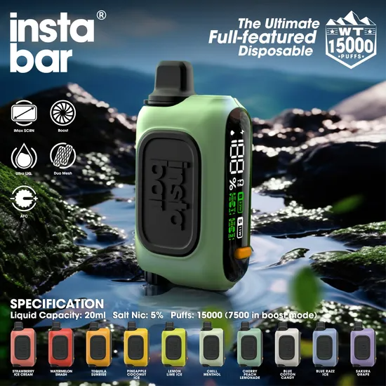 Insta Bar WT 15000 Puffs Disposable Vape