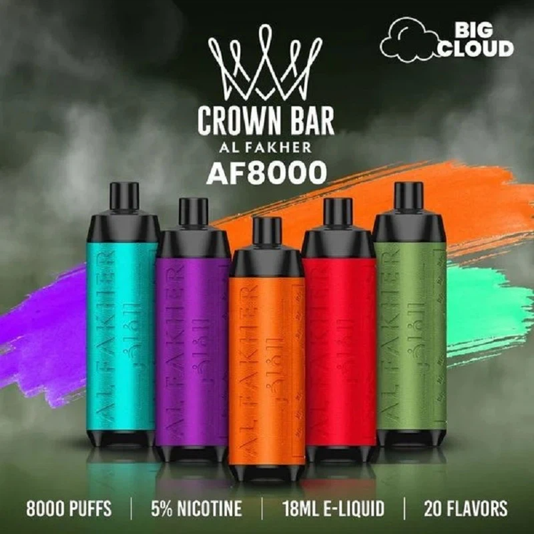 Al Fakher Crown Bar Disposable Vape 8000 Puffs