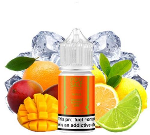 Pod Salt Nexus Orange Mango Lime Nic Salt E-Liquid | پاد من شاپ |