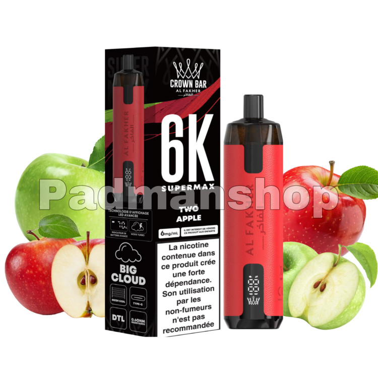 Al Fakher Supermax 6K Disposable Vape