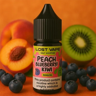 Lost Vape Peach Blueberry Kiwi Salt Nicotin 10 ML