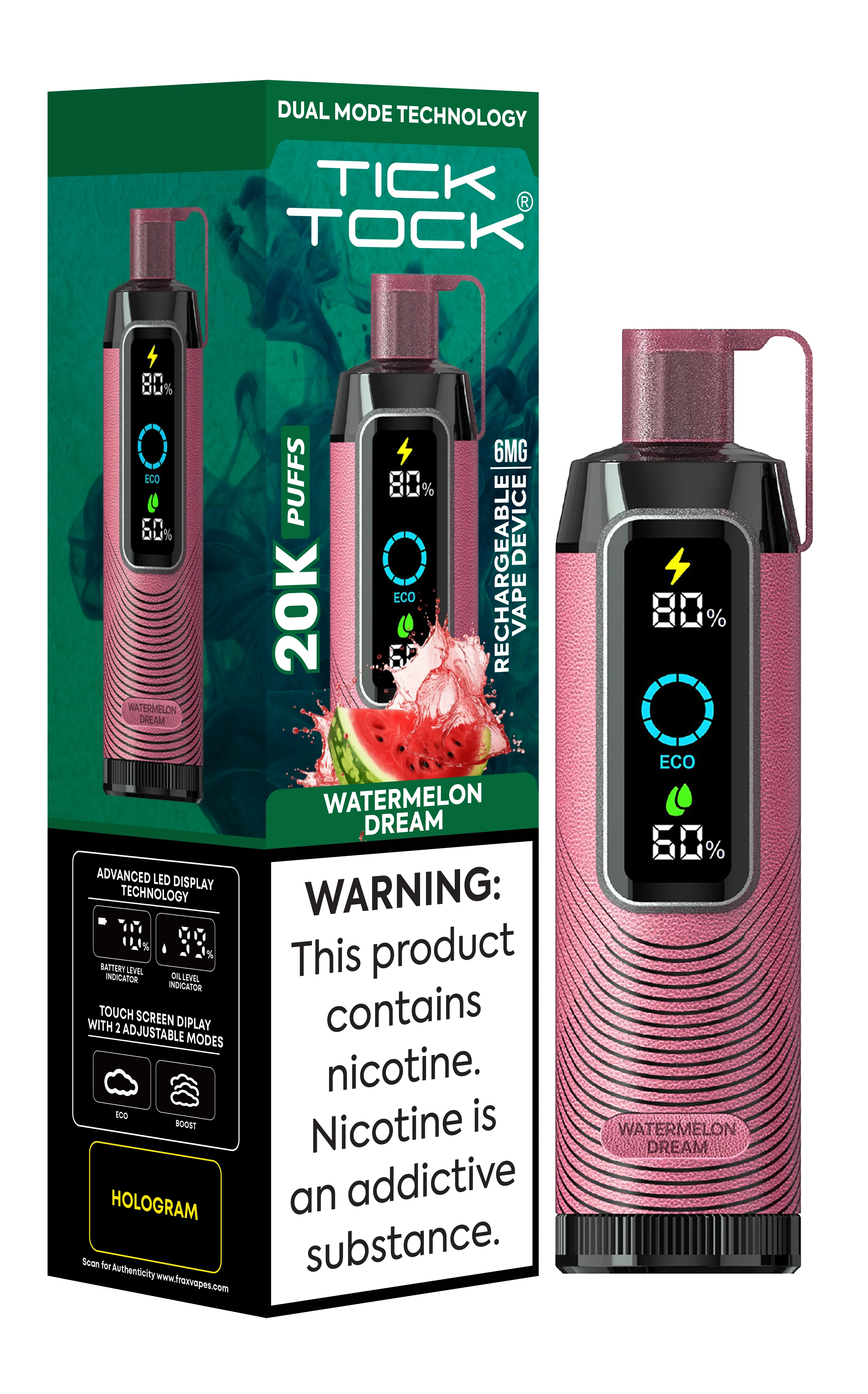 Tick Tock 20K Disposable Vape