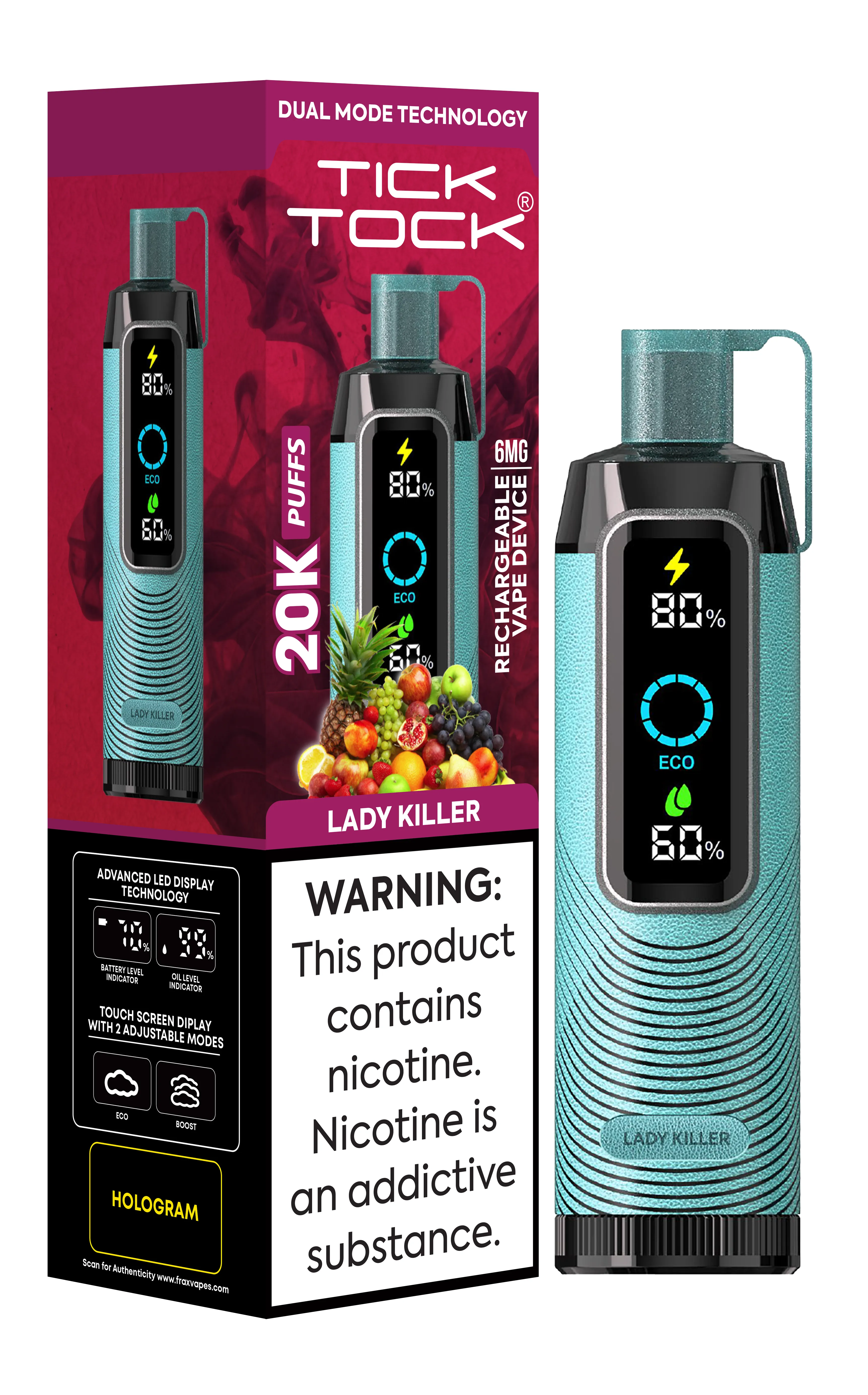Tick Tock 20K Disposable Vape