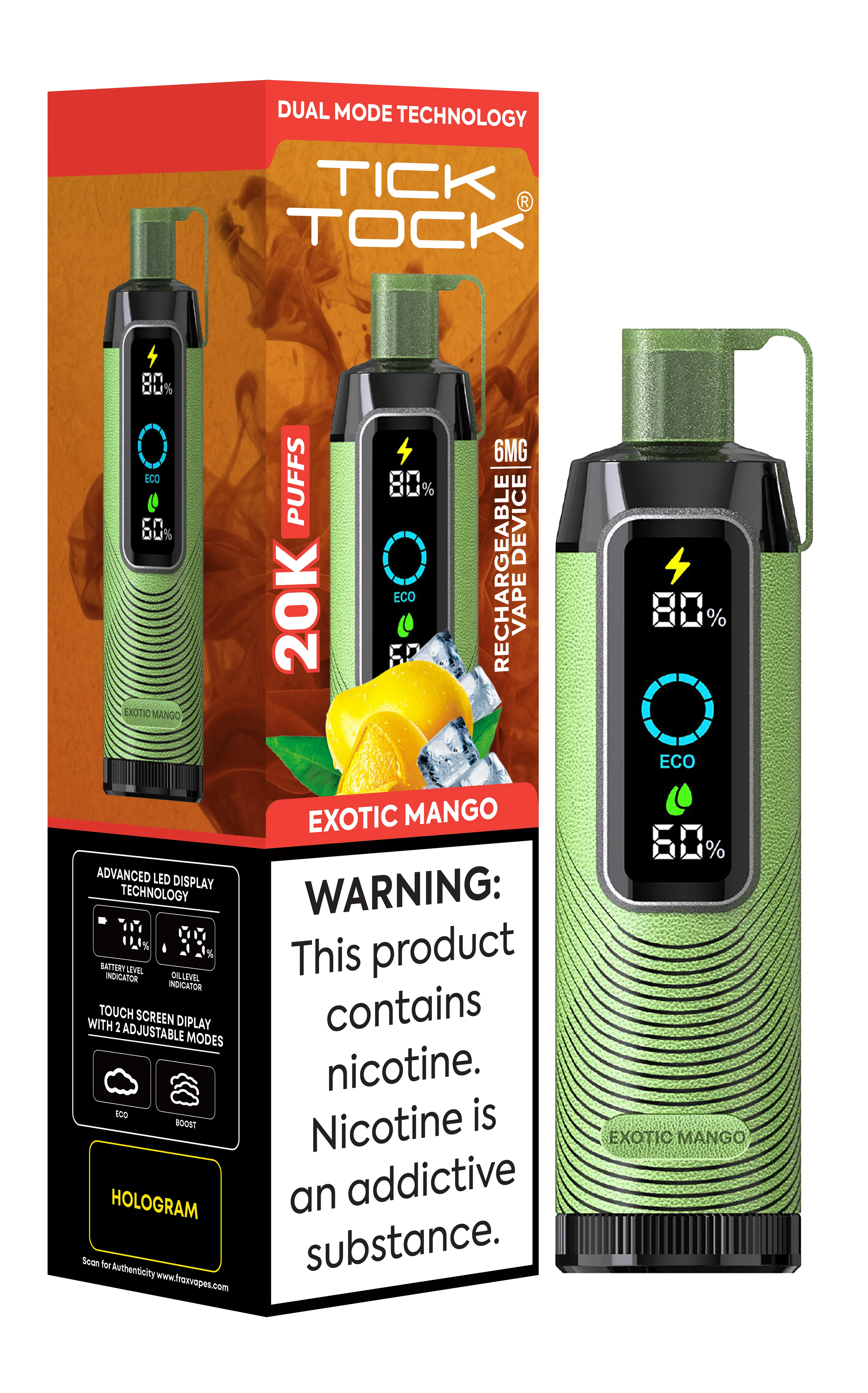 Tick Tock 20K Disposable Vape