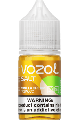سالت وانیل کرم توباکو کمپانی وزول | Vozol Vanilla Cream Tobacco Saltnic 30ml