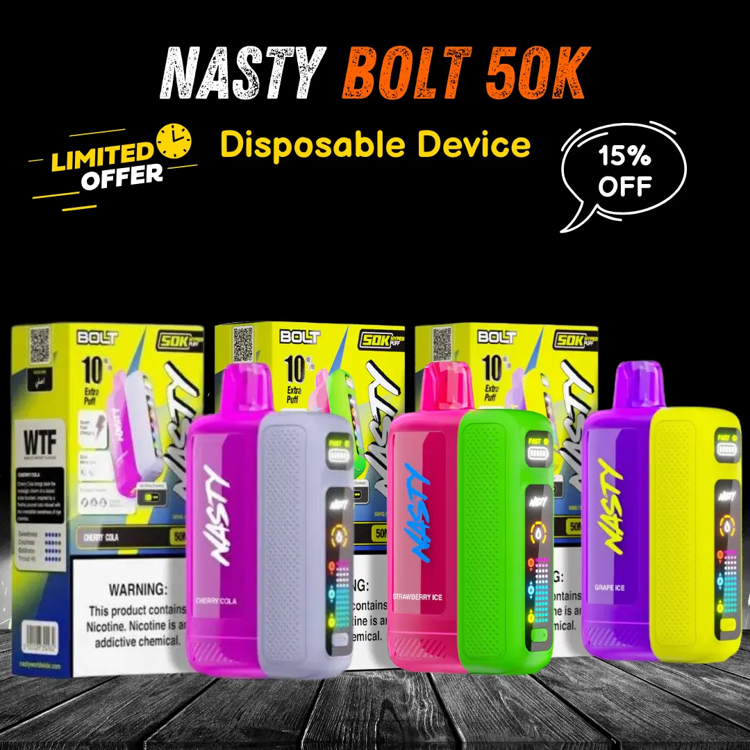 Nasty Bolt 50K Puffs Disposable Vape
