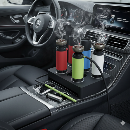 قلیان ماشینی (مسافرتی) برند هوکا | Hoka Portable Travel Hookah