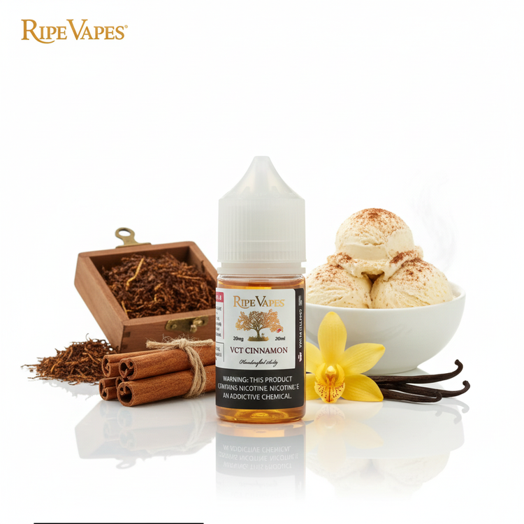 Ripe Vapes Vct Cinnamon Nic Salt E-Liquid | پاد من شاپ |