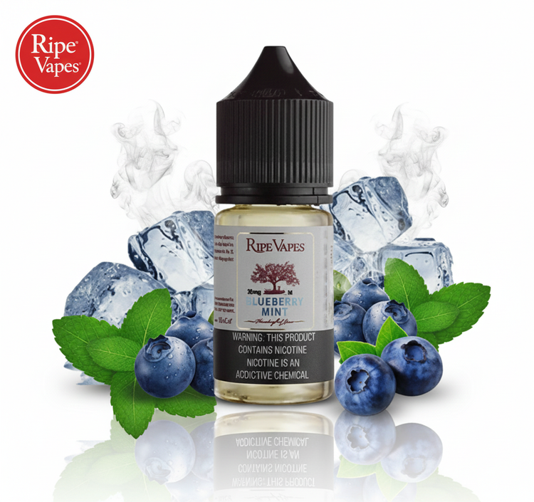 RIPE VAPES BLUEBERRY MINT Nic Salt E-Liquid