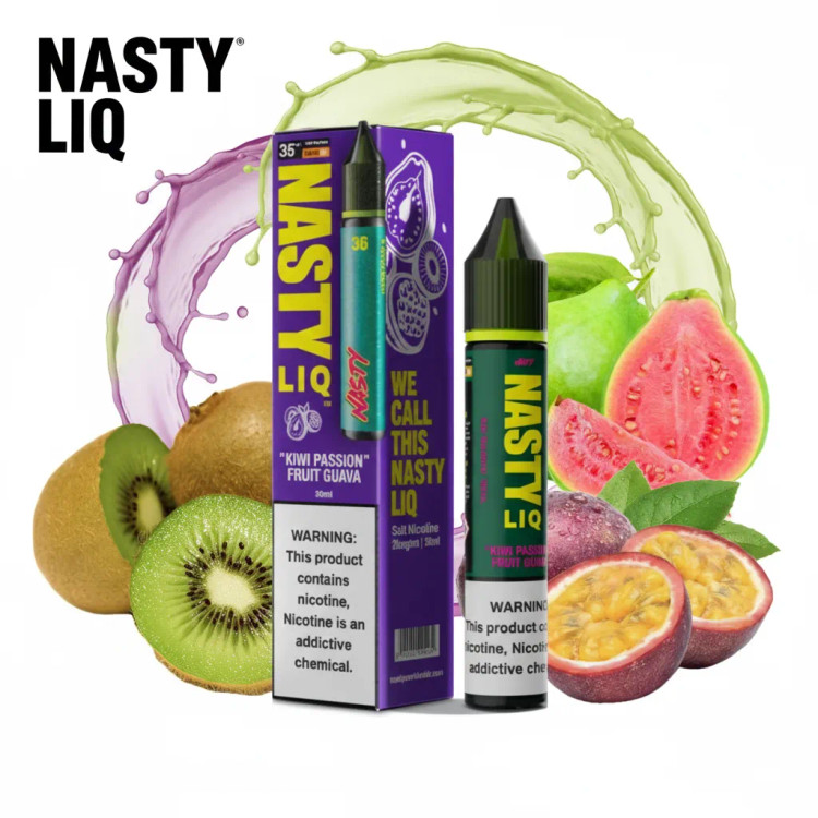 Nasty Kiwi Passion Fruit Guava Nic Salt
