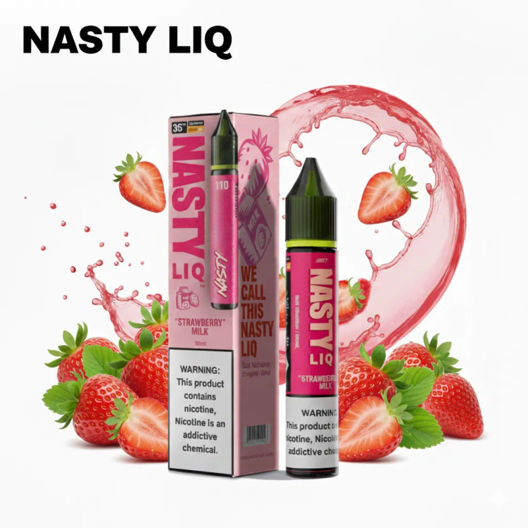 NASTY Strawberry Milk Nic Salt E-Liquid