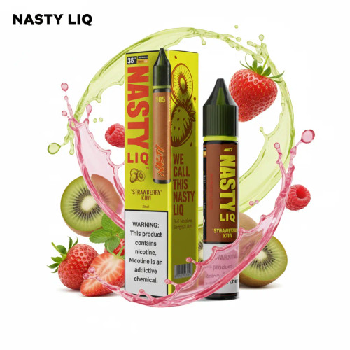 سالت نیکوتین Nasty Strawberry Kiwi | ترکیب کیوی و توت فرنگی |پادمن شاپ |