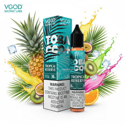 VGOD Tobacco Plus Tropical Reserve SaltNic E-Liquid
