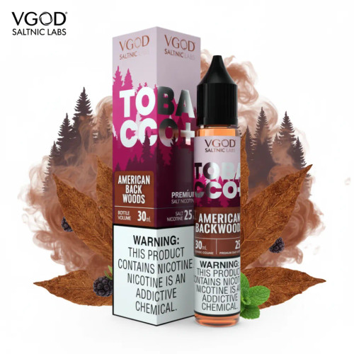 VGOD Tobacco Plus American Backwoods SaltNic E-Liquid