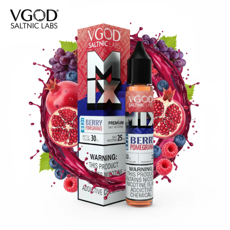VGOD MIX Iced Berry Pomegranate SaltNic E-Liquid
