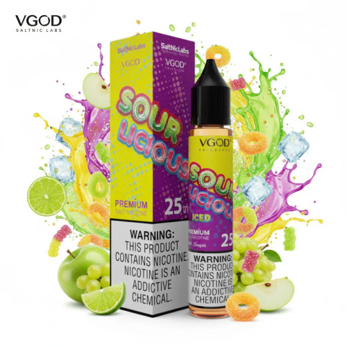 VGOD SourLicious SaltNic E-Liquid | پادمن شاپ |