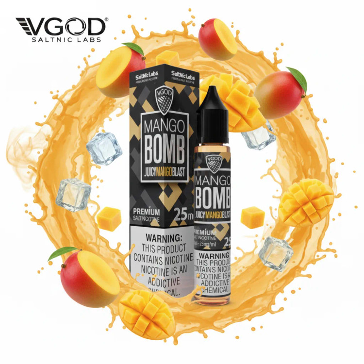 VGOD Mango Bomb SaltNic E-Liquid |پادمن شاپ |