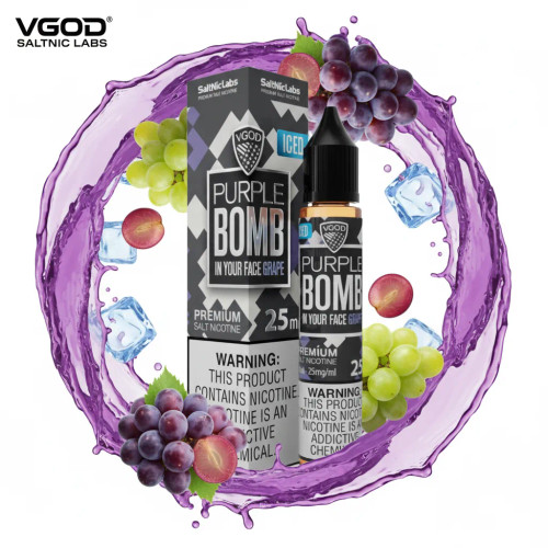 Vgod Purple Bomb Grape Iced|پادمن شاپ|