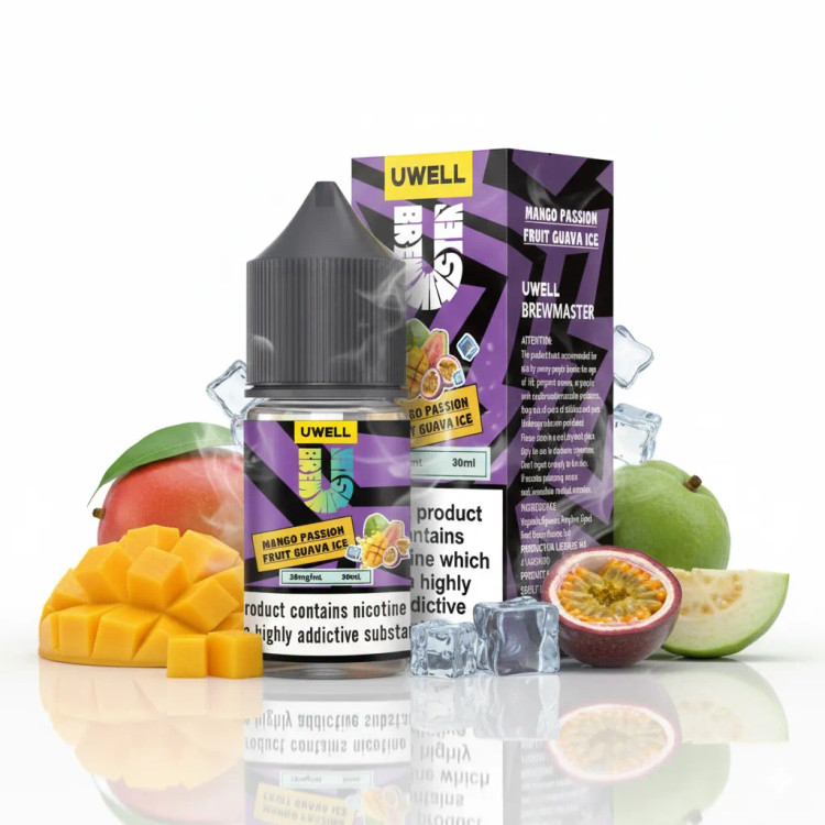 Uwell Mango Passion Fruit Guava Ice Salt Nic 30ml