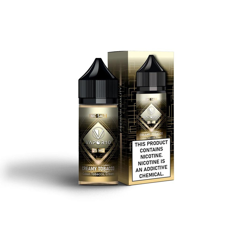 VAPOR 10 Nicotine Salt - Gorilla Series CREAMY TOBACCO