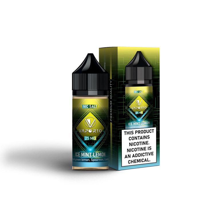 VAPOR 10 Nicotine Salt - Gorilla Series ICE MINT LEMON