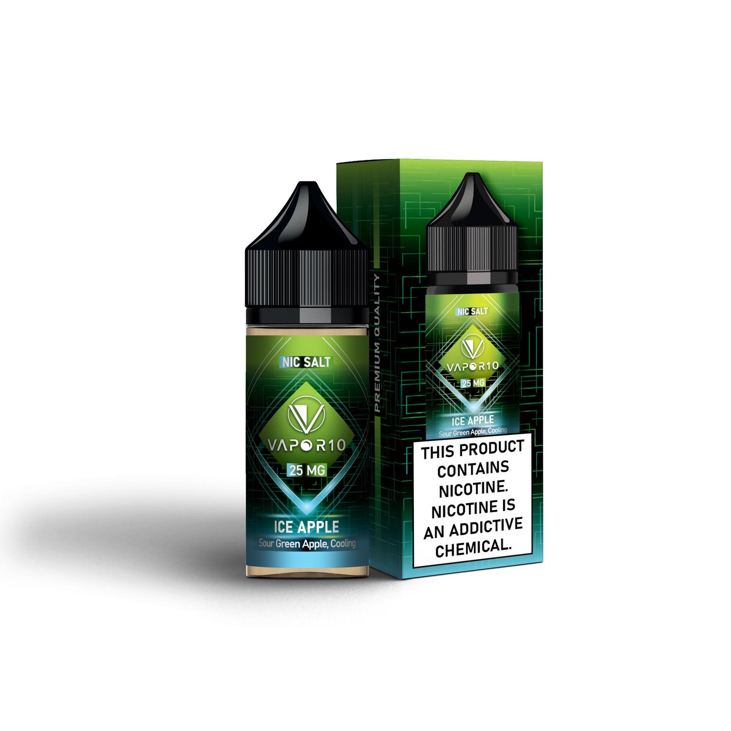 VAPOR 10 Nicotine Salt - Gorilla Series ICE APPLE