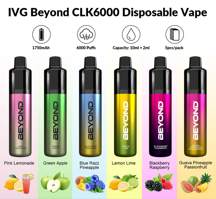 IVG Beyond Disposable Vape Flavours