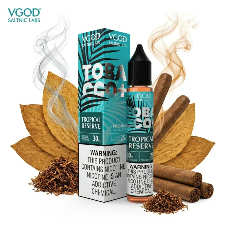 VGOD Tobacco Plus Tropical Reserve SaltNic E-Liquid