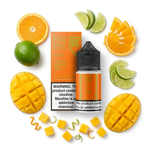 Pod Salt Nexus Orange Mango Lime Nic Salt E-Liquid