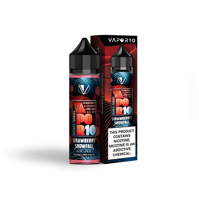 VAPOR 10 ICEMIX SERIES STRAWBERRY SNOWFALL E-JUICE