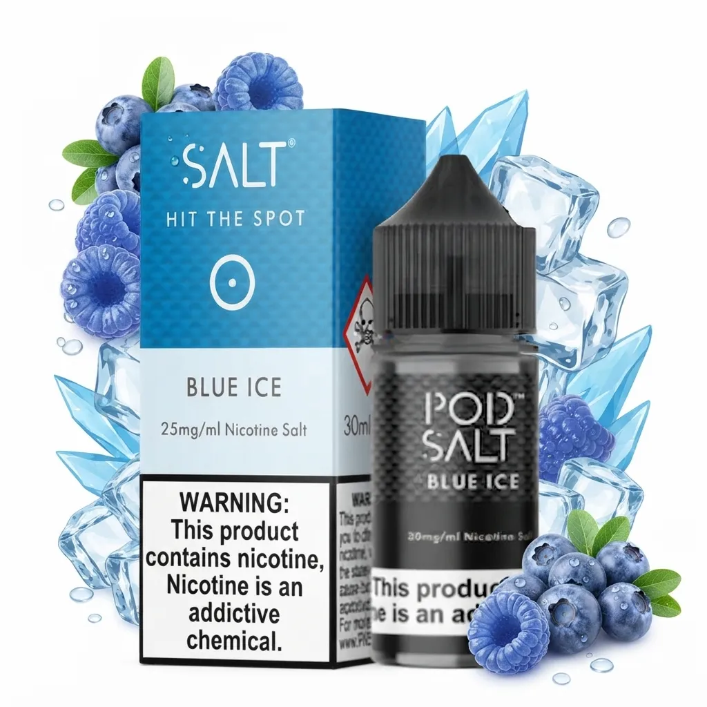 Pod Salt Blue Ice  Nic Salt E-Liquid