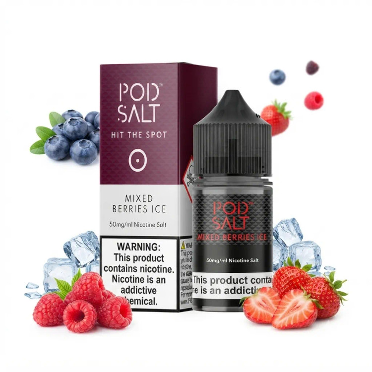 Pod Salt Mixed berries ice Nic Salt E-Liquid