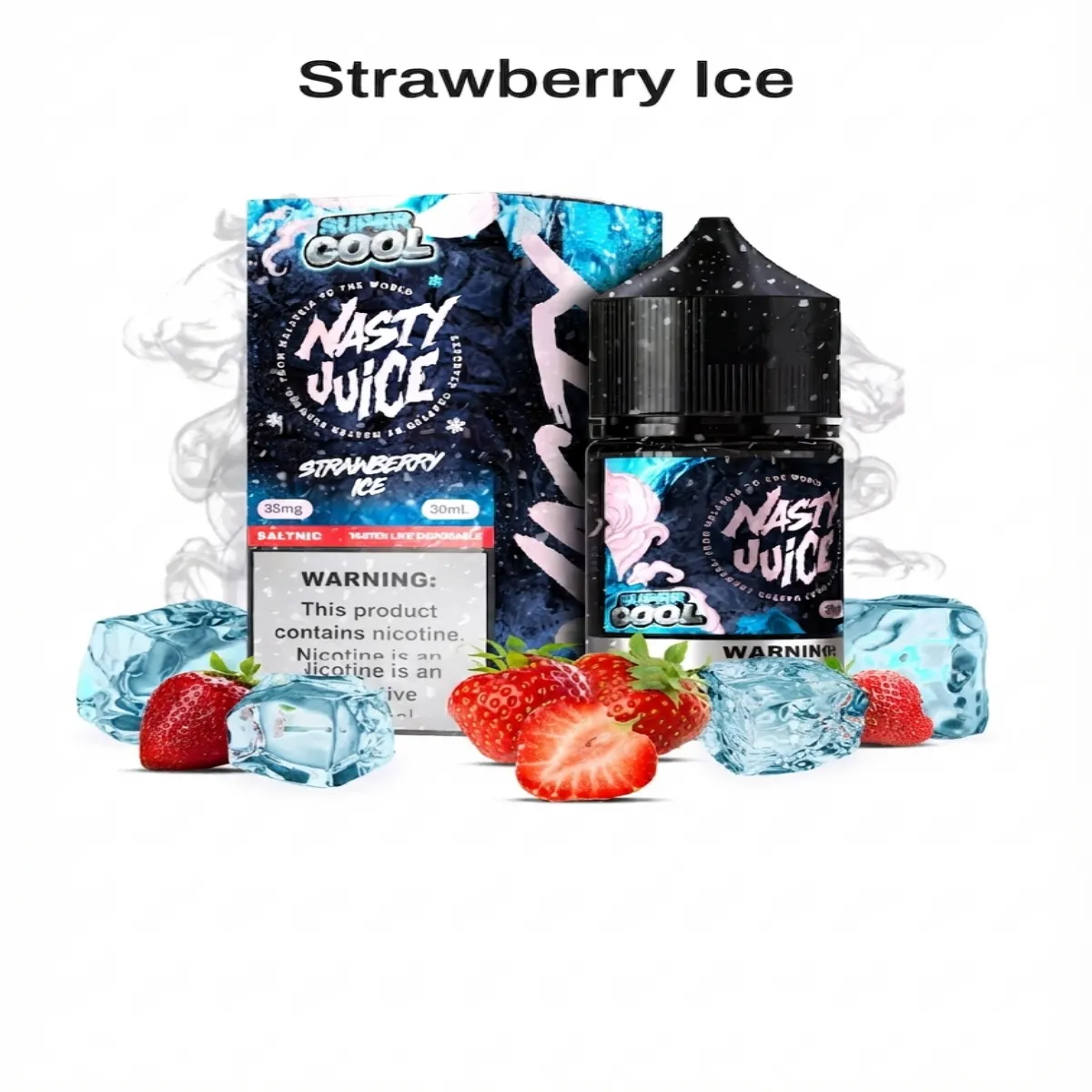 Nasty Super Cool Strawberry Ice Nic Salt E-Liquid
