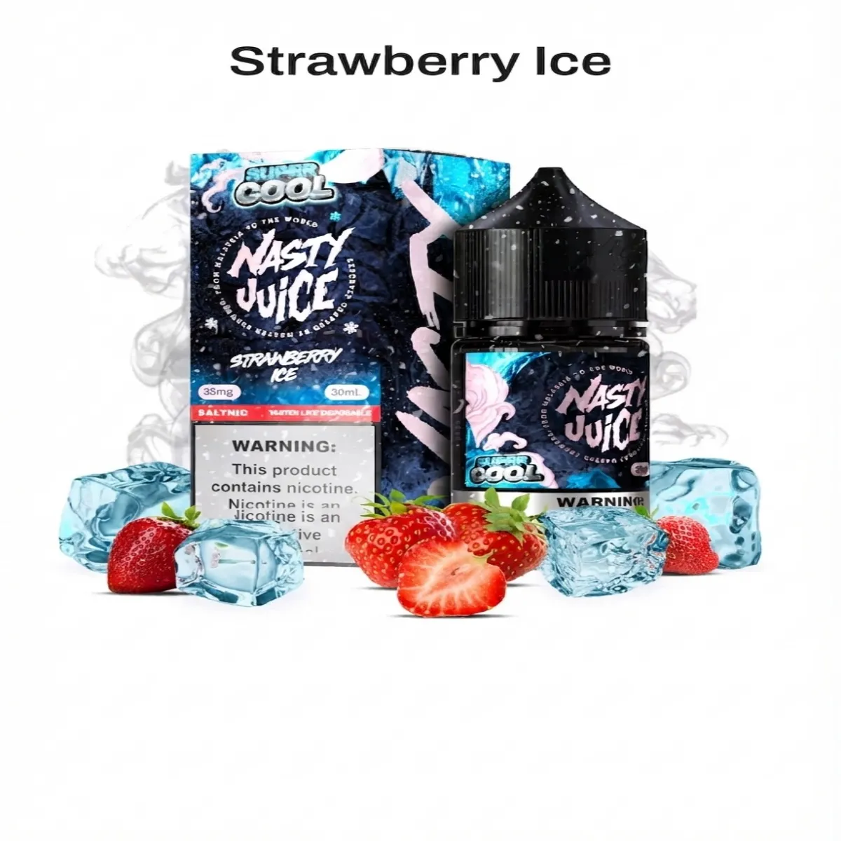 Nasty Super Cool Strawberry Ice Nic Salt E-Liquid
