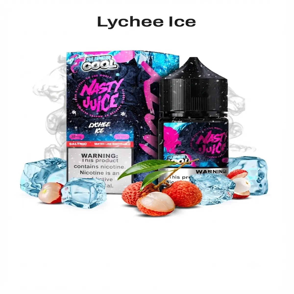 Nasty Super Cool Lychee Ice Nic Salt E-Liquid