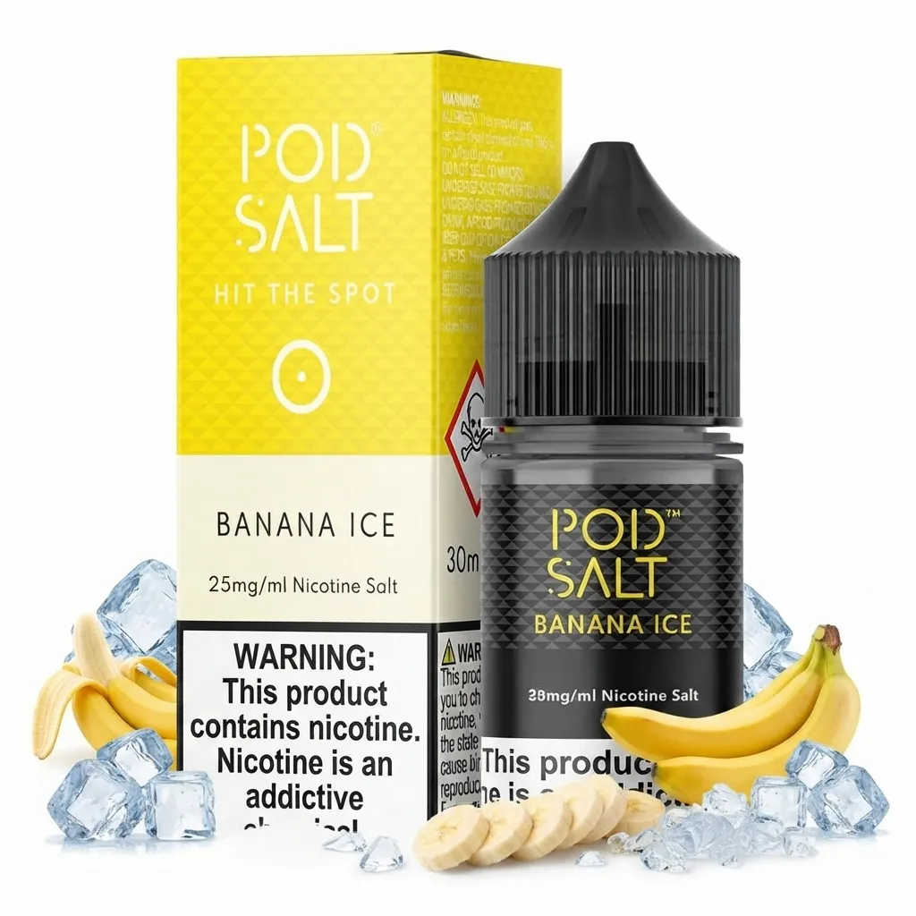 Pod Salt Banana ice Nic Salt E-Liquid