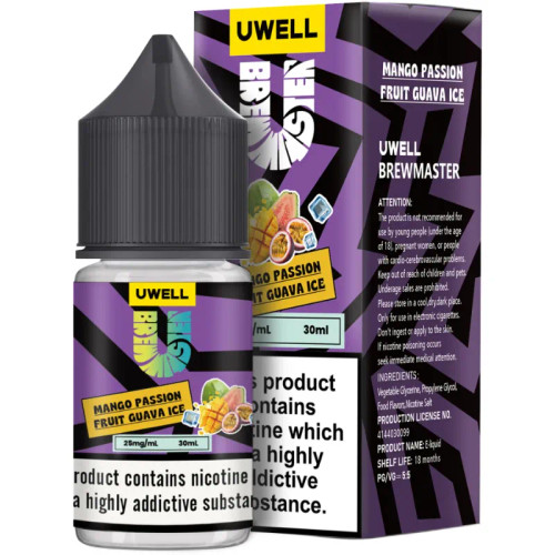 Uwell Mango Passion Fruit Guava Ice Salt Nic 30ml