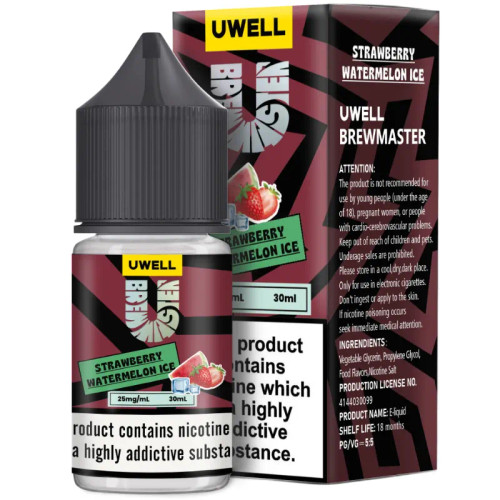 Uwell Brewmaster Strawberry Watermelon Ice Salt Nic