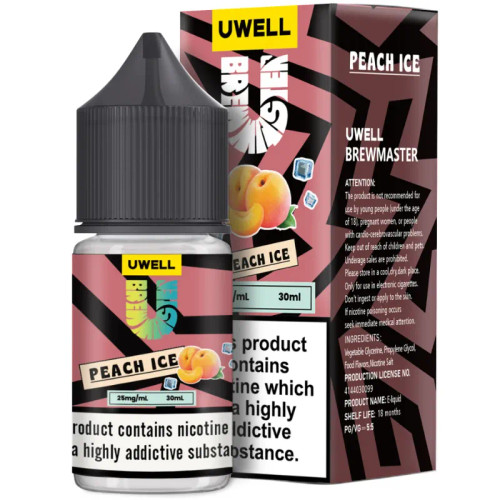 Uwell Brewmaster Peach Ice Salt Nic