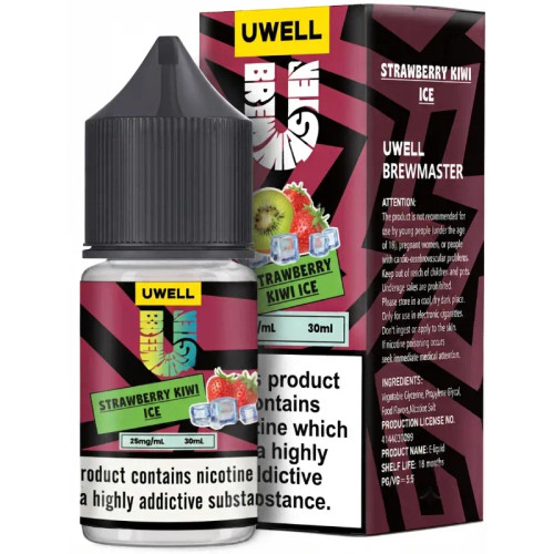 Uwell Brewmaster Strawberry Kiwi Ice Salt Nic
