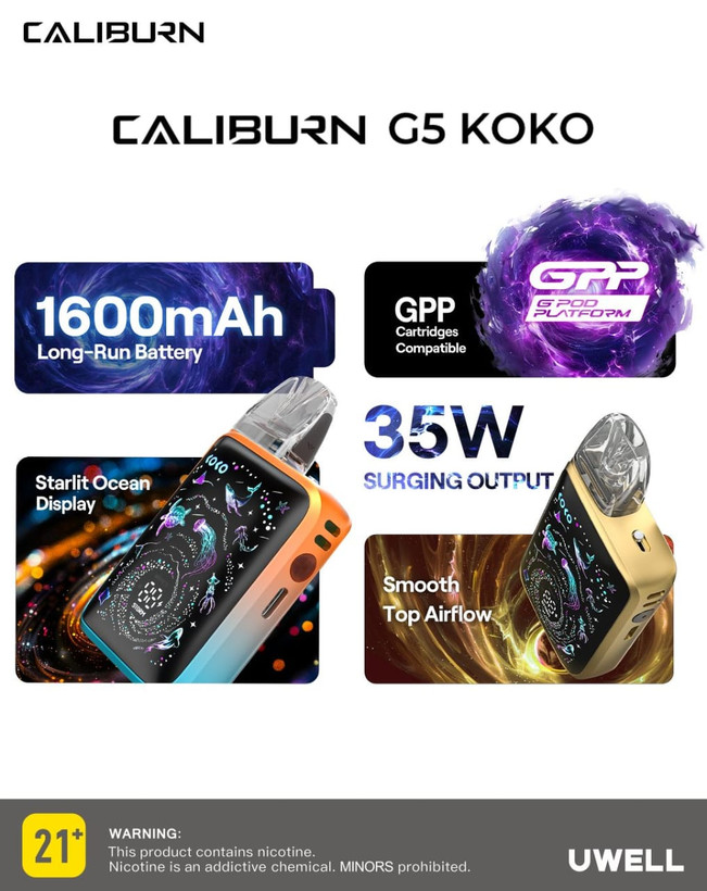 UWELL CALIBURN G5 koko POD KIT