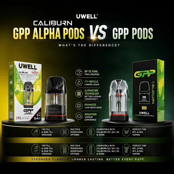 Uwell Caliburn GPP ALFA Integrated coil cartridge Pods New
