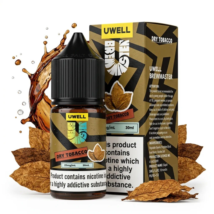 Uwell Brewmaster Dry Tobacco Salt Nic