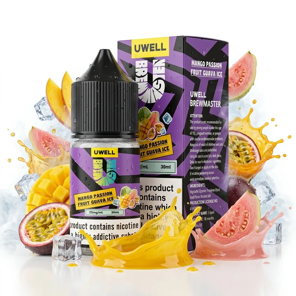 Uwell Brewmaster Mango Passion Fruit Guava Ice Salt Nic
