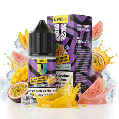 Uwell Brewmaster Mango Passion Fruit Guava Ice Salt Nic